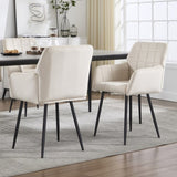 Dining Chairs Set of 1, Upholstered Kitchen Chairs with Comfortable Seat, velvet Dining Chairs with W3112P254938
