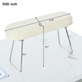 Manicure Table, Marbling Texture Nail Table with Electric Downdraft Vent,Wrist Cushion, Lockable WF315417AAK