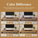 Mid Century TV Stand 2 Drawers, Media Console Table for TVs up to 85'', Entertainment Center N710P193724P