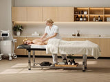 Professional Stationary Massage Table Height Adjustable, 550lbs Heavy Duty Wide Exam Bed for 78974989