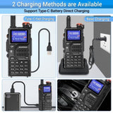 BAOFENG K5PLUS 10W Ham Radio Long Range Portable Handheld Walkie Talkies Long 55065339