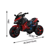 ZUN Electric motorcycle 12 V Kids toys motorcycle/Kids electric car/electric ride on toys for 3 4 5 6 W1760P252046