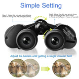 8-24x Binoculars with 50mm Objective Lens, Multi-Layer Coated Aspherical Lenses, High-Grade BAK-4 63333087
