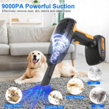 4-in-1 Cordless Car Vacuum & 150PSI Inflator Rechargeable, Digital Display, LED Light, Tire 95927388