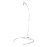 ZUN Hammock Chair Stand, White C Stand for Egg Chair/Swing Chair, Indoor/Outdoor 91912015