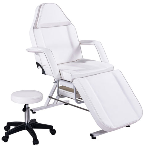 ZUN Massage Salon Tattoo Chair with Two Trays Esthetician Bed with Hydraulic Stool,Multi-Purpose W1422132167