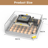 48 Egg Incubator for Hatching Chicken, Duck, Quail & Parrot Eggs Automatic Egg Turning, Humidity 55831311