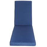 Outdoor Lounge Chair Cushion Replacement Patio Funiture Seat Cushion Chaise Lounge Cushion-Navy Blue W419142368