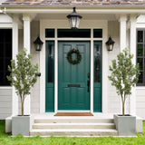 Simulated courtyard garden decoration door decoration large artificial curved branches of green W2945P278481