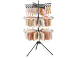 3-Tier Foldable Tripod Clothes Drying Rack with 24 Clips & 32 Rods, 70" Space Saving Laundry Dryer 51752244