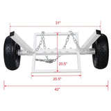 Heavy-Duty Log Dolly,log holder,white W46554595