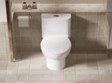 One Piece Toilet with Comfort Chair Seat ADA Height 17", Powerful Dual Flush Modern Toilet, 1.1/1.6 W3192P279683