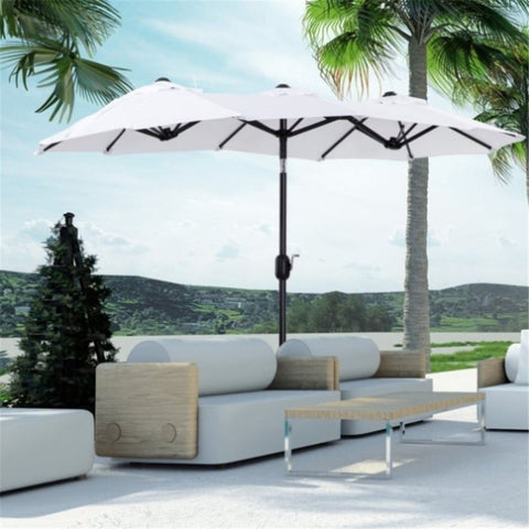 ZUN Outdoor beach umbrella /Double-sided Umbrella （Prohibited by WalMart） 83590773