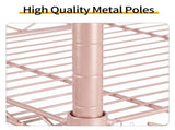 5-layer adjustable shelf with adjustable spacing, pin-type deformable structure, adjustable feet, 85764871