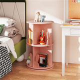 2-Tier Kids Rotating Bookshelf - 360&deg Display for Books/Toys, Bunny Baffles Child-Friendly 21123469