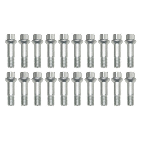 ZUN 20Pcs Wheel Lug Bolts Nuts for Mercedes S G M R-Class CL600 CL63 AMG CL65 AMG S350 S430 S500 S55 AMG 03939481