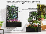 Garden Bed Galvanized PlanterGarden Bed with Privacy Pan 02068888