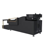 Shampoo Bowl and Set for Salon, Hair Washing Station for Hair Stylist, ABS Shampoo Bowl Sink W2700P318168