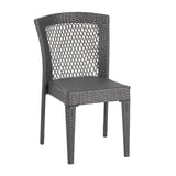 FARLEY STACKING SIDECHAIR,Set of 2,KD,GREY N762P234585E