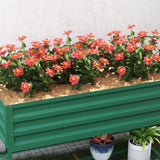 ZUN Garden Bed、 Galvanized Planter 33351212