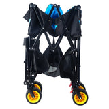Big large capacity Folding cart Extra Long Extender Wagon Folding Wagon Garden Shopping Beach W227P200955
