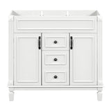 ZUN 36'' Bathroom Vanity without Top Sink, Cabinet only, Modern Bathroom Storage Cabinet with 2 Soft WF305078AAK