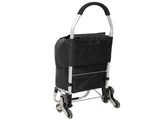 Shopping Stair Trolley with Wheels,Trolley Black Foldable Shopping Cart,Removable Shopping Oxford 27708198