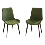 Dining Chairs 2PCS, Modern Kitchen & Dining Room Chairs, Upholstered Faux Leather Cushion Seat and W3316P426953