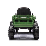 ZUN Ride on Tractor2.0 with Trailer,24V Battery Powered Electric Tractor Toy, 200w*2motor W1396P193867