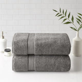 ZUN 100% Cotton Bath Sheet Antimicrobial 2 Piece Set B03599339