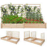 ZUN Garden bed outdoor planting box 86500733