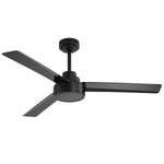 ZUN 52" Outdoor Ceiling Fan Without Light, 3 ABS Blades Farmhouse Ceiling Fan with Remote Control 74827863