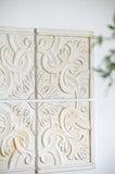 S/4 Distressed Wooden Square Wall Panels, 17.5x17.5" W2078P205304