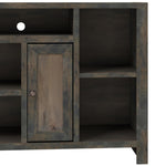 ZUN Joshua Creek 74 inch TV Stand Console for TVs up to 85 inches, No Assembly Required, Barnwood Finish B108P160171