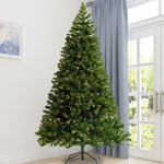 ZUN Pre-lit Christmas Tree 6ft Artificial Hinged Xmas Tree with Foldable Stand W49835484