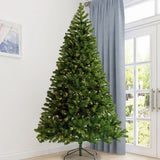 Pre-lit Christmas Tree 6ft Artificial Hinged Xmas Tree with Foldable Stand W49835484