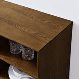 47.3" Sideboard Buffet Cabinet with Storage, Farmhouse Fluted Sideboard with 2 Doors & Solid Wood W1801P288503