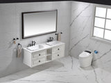 72 x6 Inch LED Bathroom Mirror with Aluminum Frame, Wall Mounted Vanity Mirror, Anti-Fog, Memory, W2287P358704