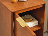 Modern Bathroom Floor Cabinet &Linen cabinet with Adjustable Shelves,Antique W1801108552
