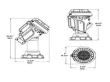 4000BTU Portable Propane Heater With ODS & Tip-Over Protection, Heating Area UP to 95 Sq.Ft, 5.5 W2205P354240