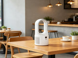 12.99 Inch Bladeless Desk Fan, 6-Speed USB Rechargeable, Quiet Portable Tower Fan, Easy to Clean & 02938268