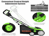 13 Inch 12 Amp Electric Scarifier with Collection Bag and Removable Blades Electric Lawn Dethatcher 90185642