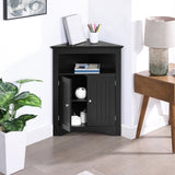 ZUN sideboard cabinet,corner cabinet,Bathroom Floor Corner Cabinet with Doors and Shelves, Kitchen, W1781108581