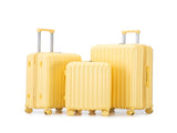20"/24"/28" 3 pcs/set in ABS Spinner Wheel Luggage, Carry on Suitcase, with Cup Holder & USB Port & 33263068
