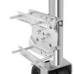 ZUN 2000 lbs Boat Trailer Jack with 6”Wheel, Heavy Duty Marine Swivel Trailer Jack, Zinc-Plated Finish 58251971