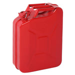 ZUN 20L US Standard Cold-rolled Plate Petrol Diesel Can Gasoline Bucket with Oil Pipe Red 10380296