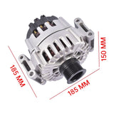 Alternator 180A 12V CW Fits for Mercedes-Benz C350 E350 ML350 R350 SLK350 3.5L 2012-2016 0009067900 47266052