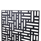 Outdoor & Indoor Privacy Metal Privacy 76" H48" W, Freestanding Decorative Privacy W465P193192