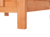20-inch removable roof, waterproof, green asphalt roof, cedar wood, wooden chicken and rabbit cage 61913269