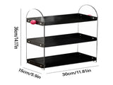 Large Acrylic Shelf 3 Tier storage rack case shelf 59014954